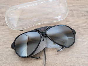 Vintage VUARNET Glacier Black / Brown Double Gradient Mirrored Sunglasses - Picture 1 of 15