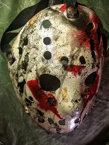Friday The 13th Pt. III / VI (VERSION 3 ) Handmade / Custom Jason Voorhees Mask - Picture 1 of 15