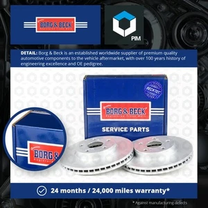 2x Brake Discs Pair Vented fits TOYOTA AVENSIS ST220 2.0 Front 97 to 00 3S-FE - Picture 1 of 4