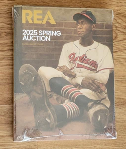 REA Robert Edward Auctions Catalog Spring 2025  - Satchel Paige Babe Ruth SEALED - Bild 1 von 2