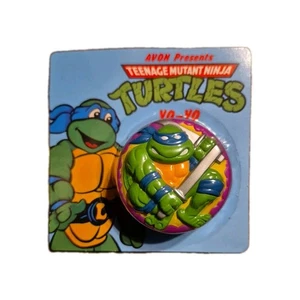 Avon 1992 Teenage Mutant Ninja Turtles Leonardo Yo-Yo NUOVO NUOVO CON SCATOLA - Foto 1 di 2