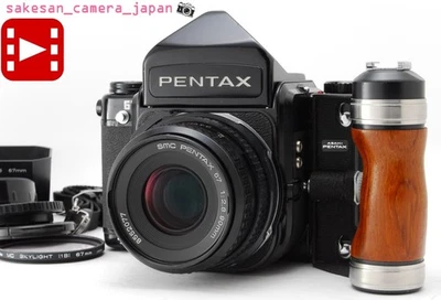 🎦Modelo tardío [casi como nuevo] Lente Pentax 67 nivel de ojos espejo SMC 90mm F2.8 JAPÓN Foto 1 de 4