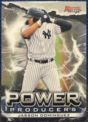 2020 Bowman's Best Power Producers #PP-JD ~ JASSON DOMINGUEZ ~ NY YANKEES ROOKIE - Image 1 of 4