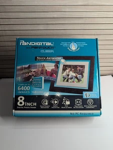 Pandigital PAN8051  8” LCD Frame NEW NO PC REQUIRED Touch Screen 6400 Photos - Picture 1 of 8