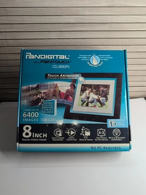 Pandigital PAN8051  8” LCD Frame NEW NO PC REQUIRED Touch Screen 6400 Photos - Image 1 of 4