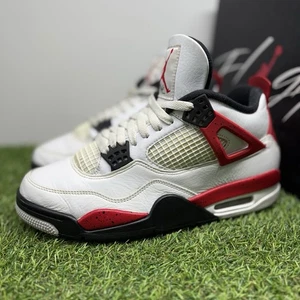 Taglia 8,5 - Air Jordan 4 Retro Mid 'Cemento Rosso' | BUONE CONDIZIONI! - Foto 1 di 15