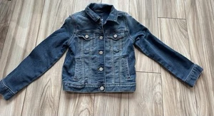 Gap Kids Denim Jean Jacket Youth Medium Snap Closure - Picture 1 of 5