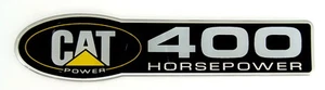 CATERPILLAR CAT DIESEL 400 HP EMBLEM SATIN - Picture 1 of 2