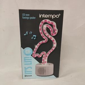 Intempo Bluetooth Speaker LED flamingo Portable USB Charging - Picture 1 of 4