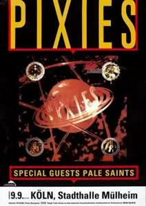 Poster Stampa Vintage 1990 Pixies Concert Tour Colonia Colonia A3/A4 - Foto 1 di 1