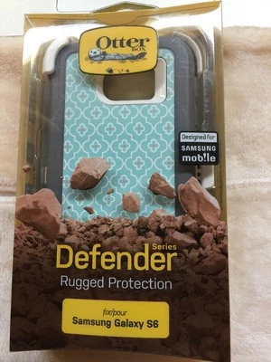  Authentic Otterbox Defender  Samsung Galaxy S6 Case and Holster Moroccan Sky - Image 1 of 4