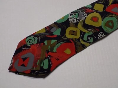 TINO COSMA [MULTICOLOR] Corbata Hombre 100% Seda Hecha en Italia Foto 1 de 3