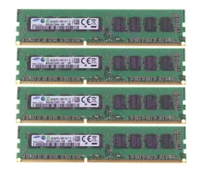 4X 4GB Samsung 4GB 2Rx8 PC3L-10600E DDR3 1333Mhz ECC Server RAM Memory DIMM #*! - Picture 1 of 7