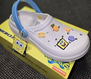 Skechers SpongeBob Women’s Foamies Size 6 White - Picture 1 of 5