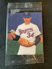 1991 Mother's Cookies #4 of 4 Nolan Ryan (300 wins Texas Rangers) - HOF / RARE!!