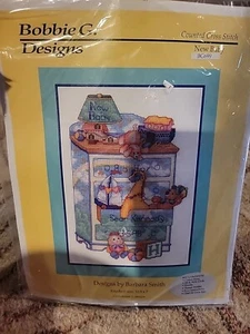 Bobbie G Designs New Baby Counted Cross Stitch 10.5 x 7" Kit NB1699 Crafts 1999 - Picture 1 of 3
