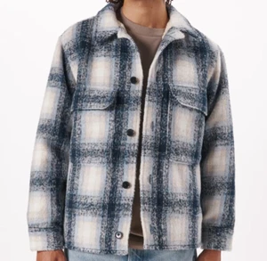 Giacca Camicia Abercrombie Relaxed Morbida Serpa Foderata Plaid Nuova Taglia Extra Large - Foto 1 di 5