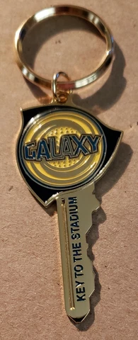 LOS ANGELES "LA" GALAXY "KEY to the STADIUM" Key Ring Cover