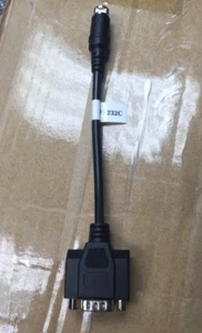 Cable adaptador mini-DIN RS-232C DB9 6" macho - nuevo en bolsa - Imagen 1 de 6