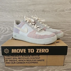 RAR🔥 Nike Air Force 1 Moon Crater Flyknit Damenschuh Wolf Grey 4 DC4831-002 - Bild 1 von 7