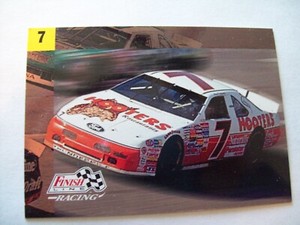 ALAN KULWICKI 1993 PRO SET FINISH LINE # 170 HOOTERS FORD THUNDERBIRD T-BIRD
