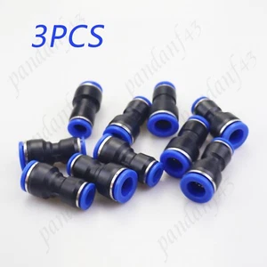3pcs hose adapter reducer 14/12mm OD push-in air connector - Picture 1 of 7