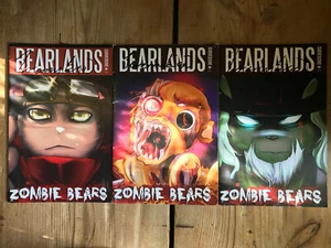Bearlands Zombie Bears Season One #1 #2 #3 (Issues 1-3) SIGNED by Jeremy Biggs - Bild 1 von 7