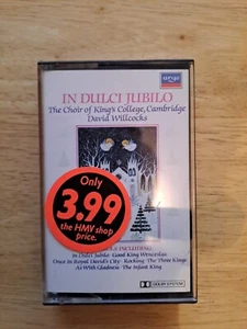 Chior of Kings College Cambridge David Willcocks Carols Cassette Tape Album - Picture 1 of 7