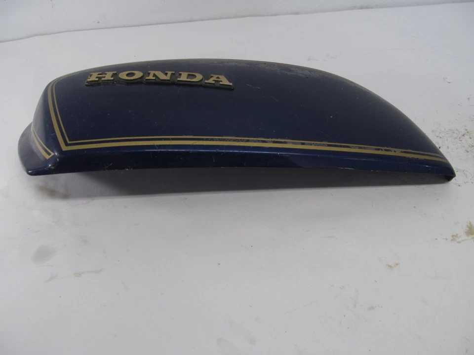 1975 HONDA GOLDWING GL1000 TANK SIDE COVER BLUE - Image 1 of 4