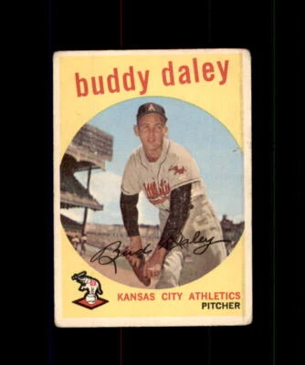 1959 TOPPS BASEBALL CARD KANSAS CITY ATHLETICS #263 BUDDY DALEY PITCHER - Image 1 of 2