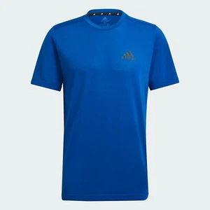 Adidas Aeroready Mens XL Royal Blue/Black T-Shirt - Picture 1 of 1