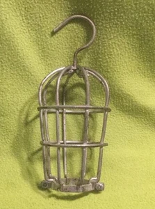Vintage ~ Trouble Light Cage ~ Cover ~ Steel ~ Industrial ~ Steampunk - Picture 1 of 7