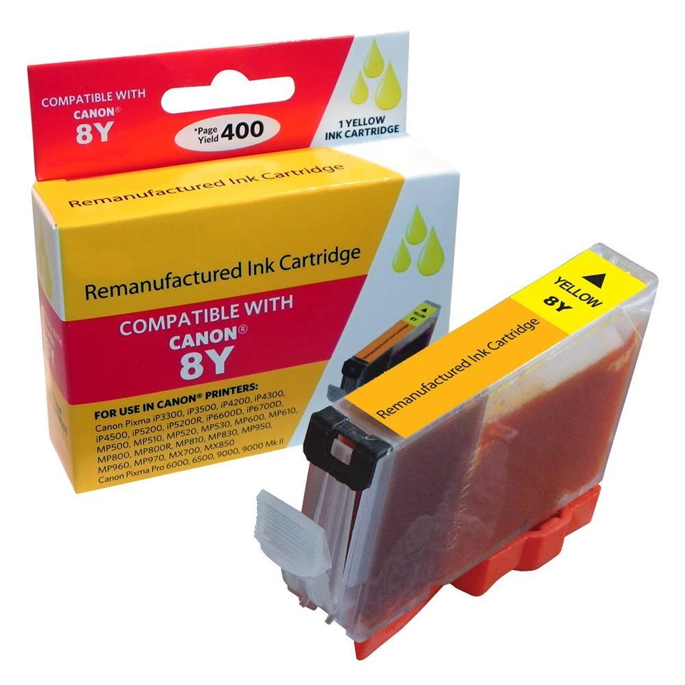 CLI-8Y-KD Ink-PGI-5BK-Canon-Pigment-Black-for Canon Pixma iP3300 - Image 1 of 1