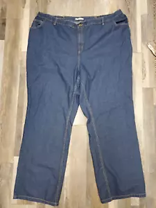 Jeans denim elastici da donna taglia 28 W alti | 42X30 vita da donna lato - Foto 1 di 7
