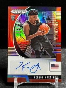 Panini Prizm Draft Kenyon Martin Jr. 2020 Autógrafo de novato rojo Prizm #046/199 - Imagen 1 de 1