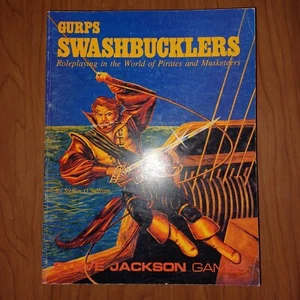 Steve Jackson Games: GURPS Fantasy1E Sourcebook - SWASHBUCKLERS - Picture 1 of 1