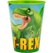 verre dinosaure t-rex gobelet plastique enfant réutilisable écologique 260 ml