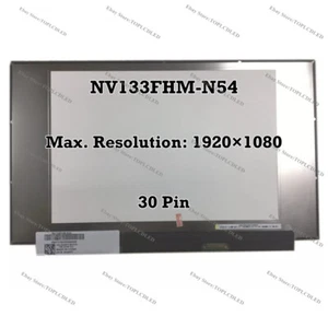 NV133FHM-N54 13,3" 1920×1080 30 Pin Slim Laptop LCD Bildschirm Ersatz Panel - Bild 1 von 1