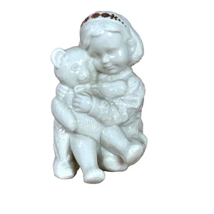 Lenox China Jewels Collection "Teddy's Tired" Figur Mädchen mit Teddybär ohne Karton - Bild 1 von 7