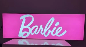 Barbie Leuchtreklame|2017|Mattel|Aufsteller - Bild 1 von 6