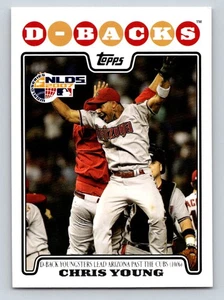 2008 Topps #179 Chris Young Arizona Diamondbacks - Imagen 1 de 2