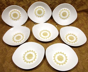 8 Vintage Retro 70er Sheffield USA Serenade ovale (geloppt) Müslischalen - Bild 1 von 4