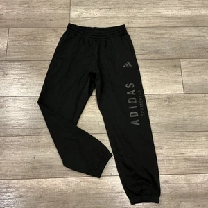 Adidas Sportswear Black Jogger Pants Kids Size L J ALLSZN GFX PT - Picture 1 of 5
