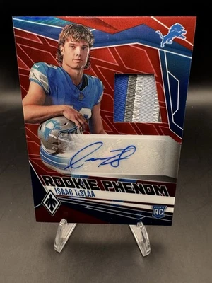 2025 Phoenix Football - Isaac Teslaa Rookie Phenom /99 RPA #RPJ-ITA Lions - Image 1 of 4