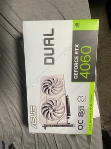 ASUS Dual GeForce RTX 4060 White OC Edition 8GB GDDR6 Grafikkarte - Bild 1 von 6