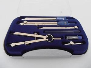 Staedtler Arco Italien Präzisions Mathe Zeichen Kompass Set mit Etui Nr. 559 09 - Bild 1 von 8