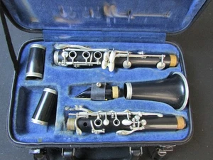 Clarinetto studente soprano piatto B vintage in legno con custodia - Made in Germany D8 - Foto 1 di 5