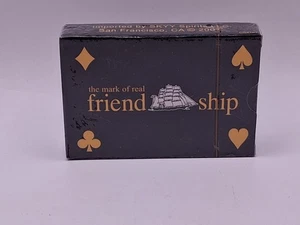 Das Zeichen echter Freundschaft Karten schwarz versiegelt im Paket  - Bild 1 von 4