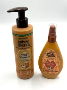 Garnier Whole Blends Honey Treasures Shampoo and Leave-In Cream Bundle NEW - Picture 1 of 6