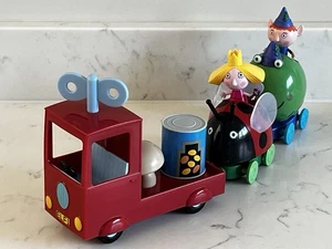 Ben & Holly’s Little Kingdom Elf Delivery Truck + Pull Along Gaston & Frog & Fig - Picture 1 of 12